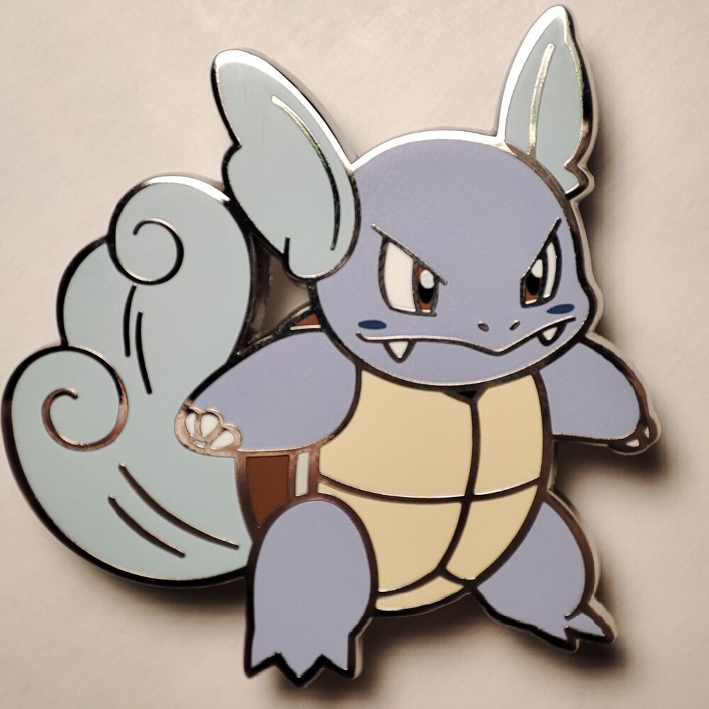Pokemon TCG Wartortle Enamel Pin Official Nintendo Collectible Lapel Badge